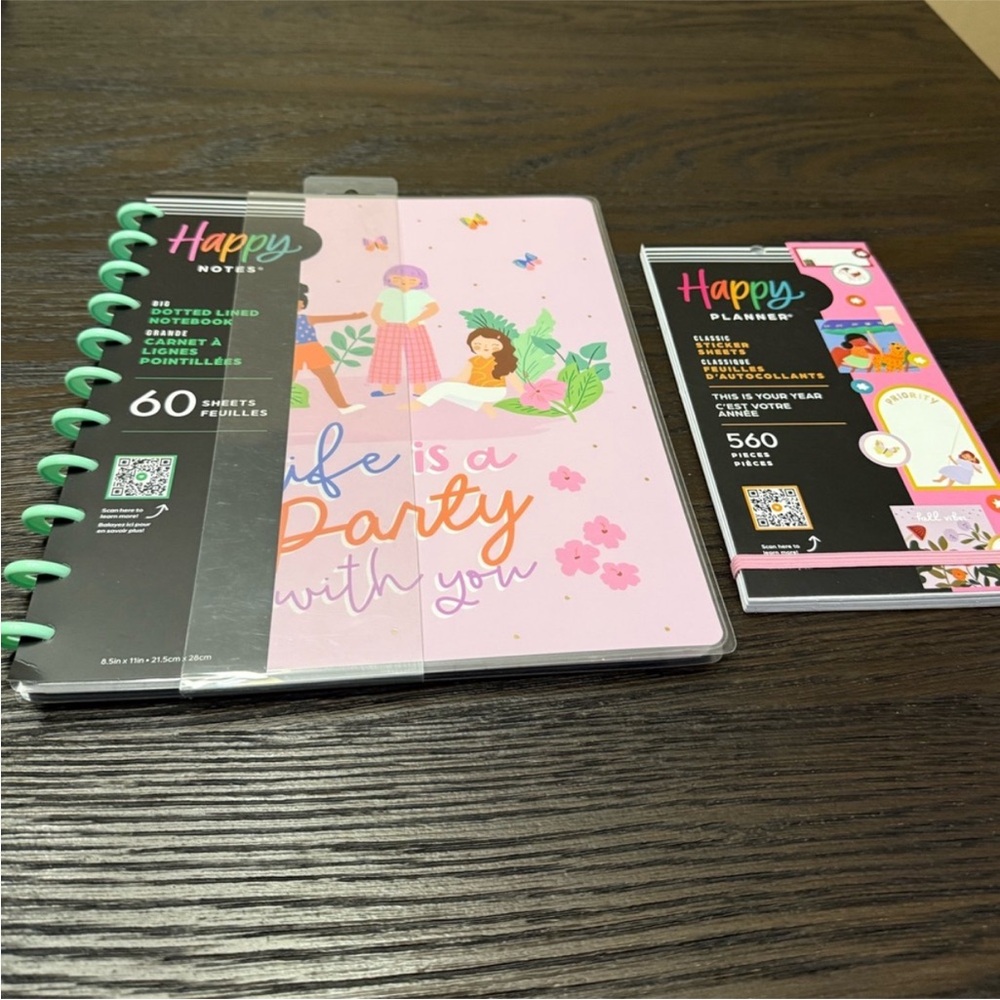 Happy Planner Squad Goals Big Notebook and Sticker | NWT - Picture 8 of 9
